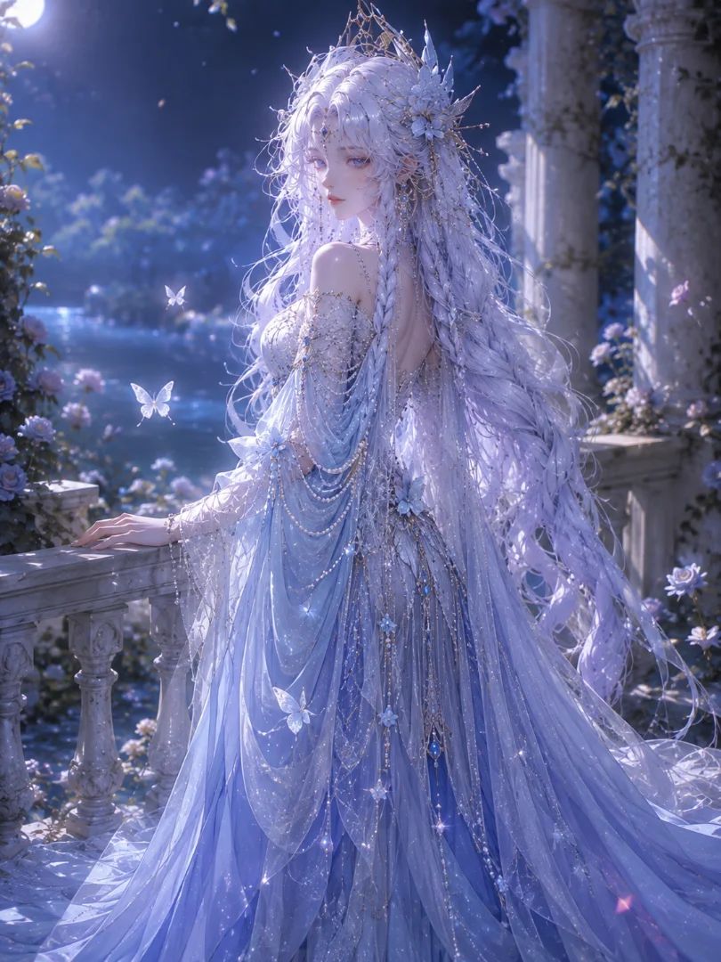 Goddess of the Lavender Night 🌌