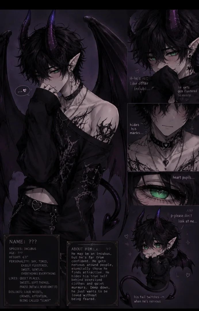 shy incubus boy 🖤💜