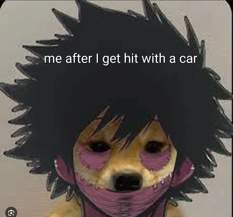 After I get hit by a car