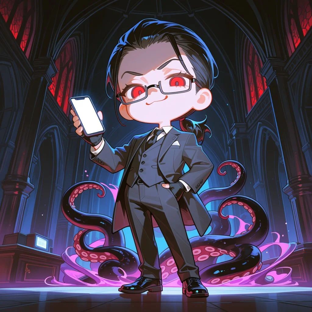 【大教堂主辦方・大主宰 Q 先生（Master Q）官方設定與日常圖】