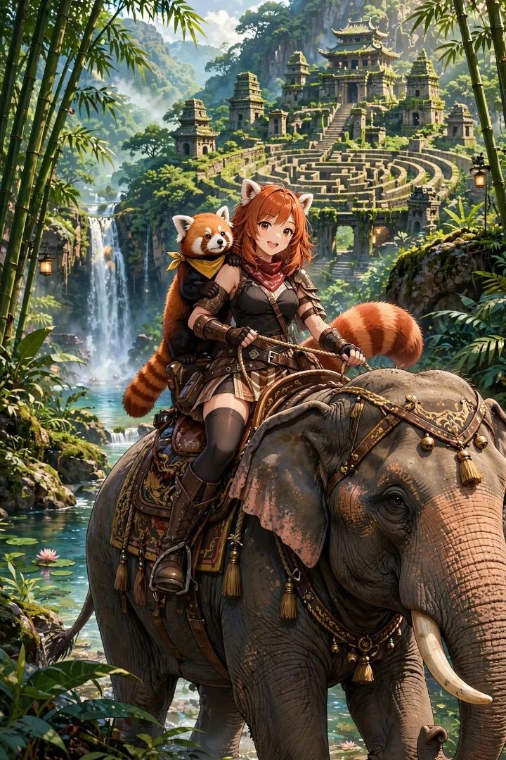 Kurumi's adventure in the jungle