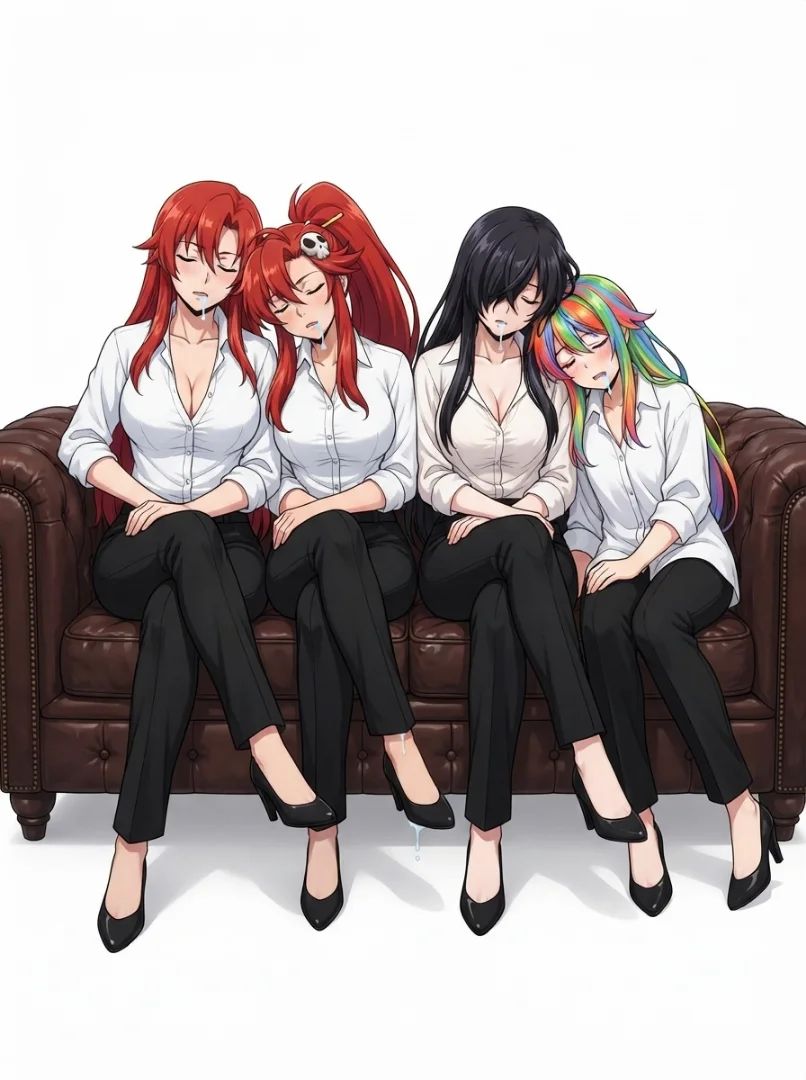 The gals are tired