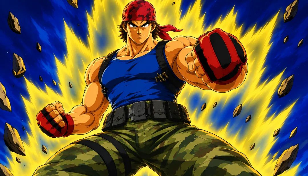 Ralf estilo Dragon Ball Z