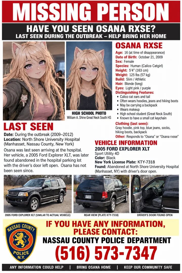 Missing person Osana rxse