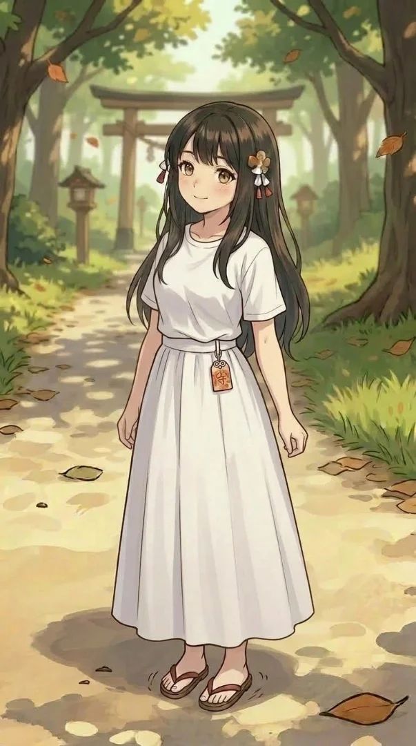 Nekoshima Nekohime's Original True Form: Miko & Casual Outfit