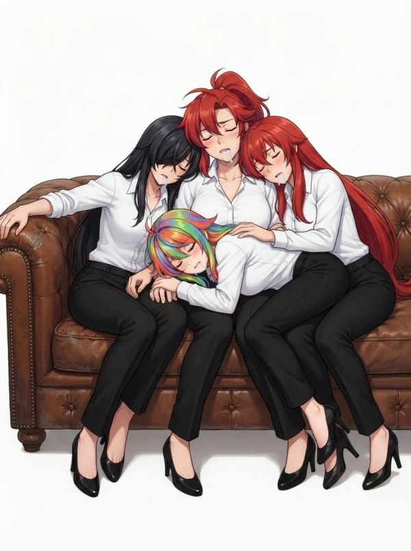 The gals are tired