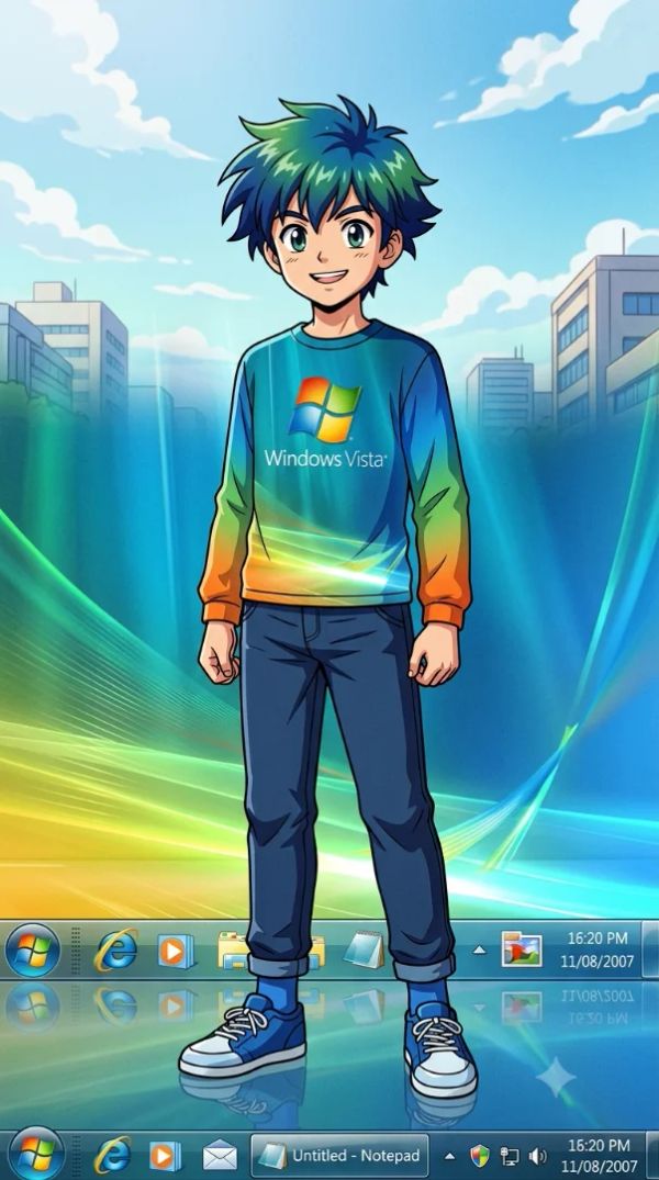 Vista-kun's Retro Glow ✨